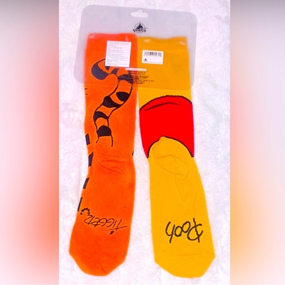 Disney Parks Winnie The Pooh and Tigger socks - Picture 2 of 5